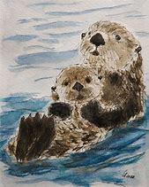 Image result for Otter Prints