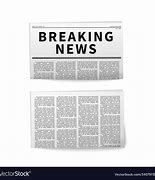 Image result for Breaking News in Newspaper