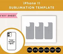 Image result for iPhone 11 Template for Sublimation