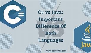 Image result for C Sharp vs Java