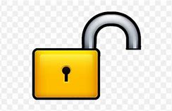 Image result for Unlocked Lock Emoji