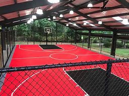 Image result for Cool Outdoor Basketball Courts