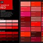 Image result for RGB Red Color Chart