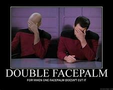 Image result for Double Facepalm