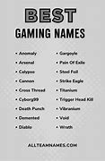 Image result for Gamer Names