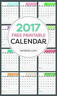 Image result for Free Printable Calendar 2016 and 2017