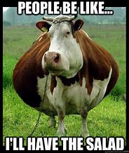 Image result for Vegan Cow Meme