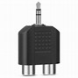 Image result for Headphone Jack to RCA Adapter