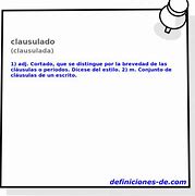 Image result for clausulado