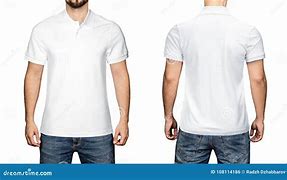 Image result for White Polo Shirt Front and Back