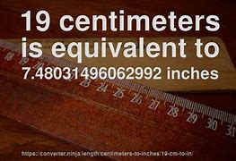 Image result for 9.5 Cm to Inches