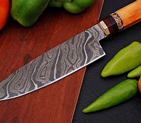 Image result for Half Face Blades Damascus Chef Knife