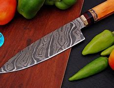 Image result for Damascus Knife