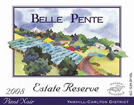Image result for Belle Pente Pinot Noir Estate Reserve