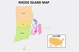 Image result for Map Showing Rhode Island