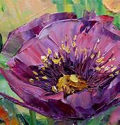 Image result for Flower Paintings On Canvas