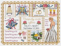Image result for Modern Wedding Cross Stitch Kits