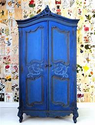 Image result for Blue Armoire