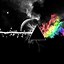 Image result for iPhone Black Rainbow Wallpaper