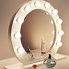 Image result for LED Makeup Mirror Black and Gold Portable