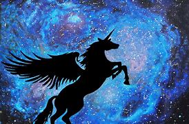Image result for Moon Unicorn Outer Space
