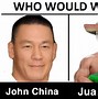 Image result for John Cena XI Xinping Meme