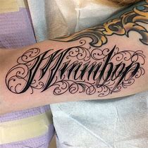 Image result for Tattoo Front Letters