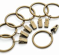 Image result for Metal Curtain Ring Clips