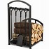 Image result for Wrought Iron Firewood Rack