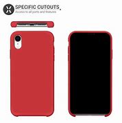 Image result for Red iPhone XR in White Case