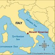 Image result for Mt. Vesuvius Pompeii Map