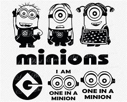 Image result for Minion SVG Black and White