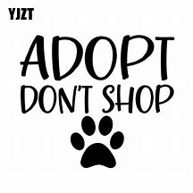 Image result for Adopt Don't Shop Stickers