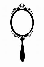 Image result for Hand Held Mirror Clip Art