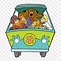 Image result for Scooby Doo and Mystery Machine Clip Art