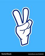 Image result for Cartoon Peace Sign Hand