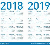 Image result for Calendario 2018 Y 2019