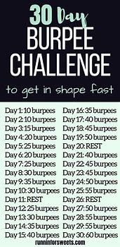 Image result for 30-Day Beginner Fitness Challenge Printable