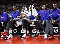 Image result for NBA Basketball Players Sitting