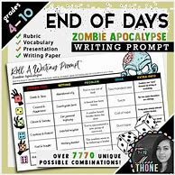 Image result for Zombie Apocalypse Writing Prompts