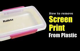 Image result for Removing Screen Screen Printing
