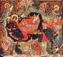 Image result for Coptic Icon of Nativity