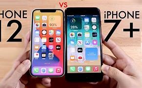 Image result for iPhone 12 Mini vs iPhone 7 Plus Size