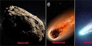 Image result for What Is Difference Between Asteroid Comets and Meteors