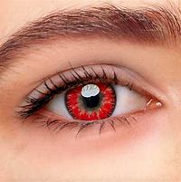 Image result for Full Red Eye Contacts