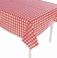 Image result for Red and White Checkered Tablecloth