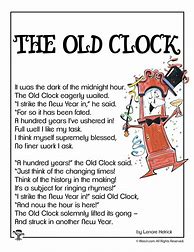 Image result for new years poems for children