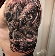 Image result for Black Octopus Tattoo