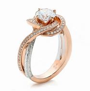 Image result for 7 Round Diamond Rose Gold Ring