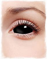 Image result for Black Eye Contact Lenses